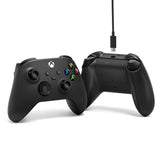 Microsoft xbox wireless controller + usb-c kabel (zwart, incl. usb-c-kabel | pc, xbox one, xbox series x, xbox series s)