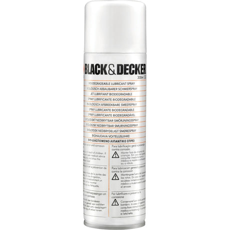 Black+decker onderhoudsolie spray heggenscharen a6102-xj onderhoudseenheid