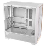 Antec flux midi tower behuizing (wit | 2x usb-a | 1x usb-c | tempered glass)