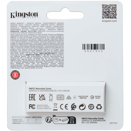 Kingston datatraveler exodia s 128 gb usb-stick (zwart lichtblauw, dtxs 128gb)