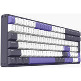 Iqunix f97 lavandin wireless mechanical keyboard (lavendel, us lay-out (qwerty), cherry mx brown, 96%, rgb leds, hot-swappable, pbt, 2.4ghz | bluetooth 5.1 | usb-c)