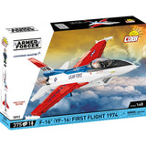 Cobi armed forces - f-16 (yf-16) first flight 1974 constructiespeelgoed (schaal 1:48)