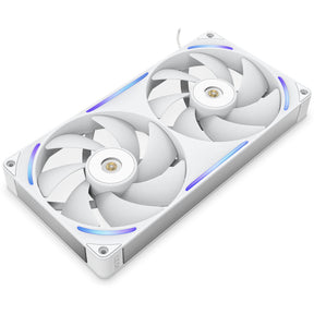 Nzxt performance fan f280x rgb case fans (wit, 2 stuks, 280 x 140 x 30 mm, pwm)