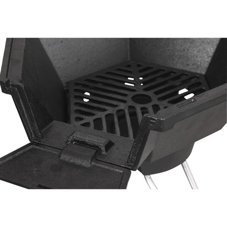 The windmill kibo grill model 3.0 houtskoolbarbecue (zwart)