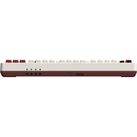 8bitdo retro mechanical keyboard fami edition (beige, us lay-out (qwerty), kailh box white, 80% (tkl), bluetooth low energy, wireless 2.4g, usb)