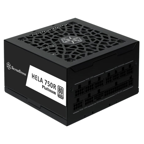 Silverstone hela 750r platinum modulaire 750 watt voeding (zwart, 4x pcie)
