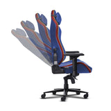 Trust gxt 721sm ruya pro superman gaming stoel (blauw rood)