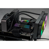 Corsair dominator platinum rgb 64 gb ddr5-5200 (2x 32 gb) werkgeheugen (zwart, cmt64gx5m2b5200c40, xmp 3.0)
