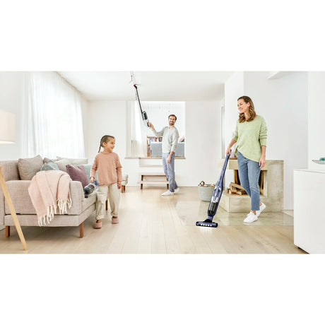 Bosch serie 4 draadloze steelstofzuiger flexxo gen2 28vmax (donkerblauw, 2 in 1)
