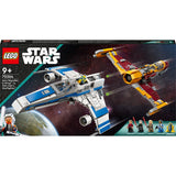 Lego star wars - new republic e-wing vs. shin hati's starfighter constructiespeelgoed (75364)