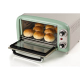 Ariete vintage elektrische oven 3919 04 mini bakoven (groen, 10 liter)