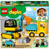 Lego duplo truck tracked excavator 10931