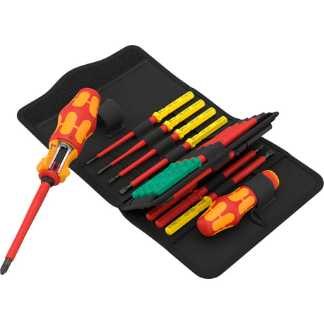Wera schroevendraaierset vde 17-delig kruiskop phillips, plat, pozidriv, torx