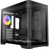 Antec c5 curve argb midi tower behuizing (zwart | 2x usb-a | 1x usb-c | tempered glass)