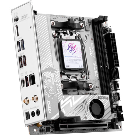 Msi mpg b850i edge ti wifi socket am5 moederbord (raid, 5gb-lan, wi-fi 7, bt, sound, atx)
