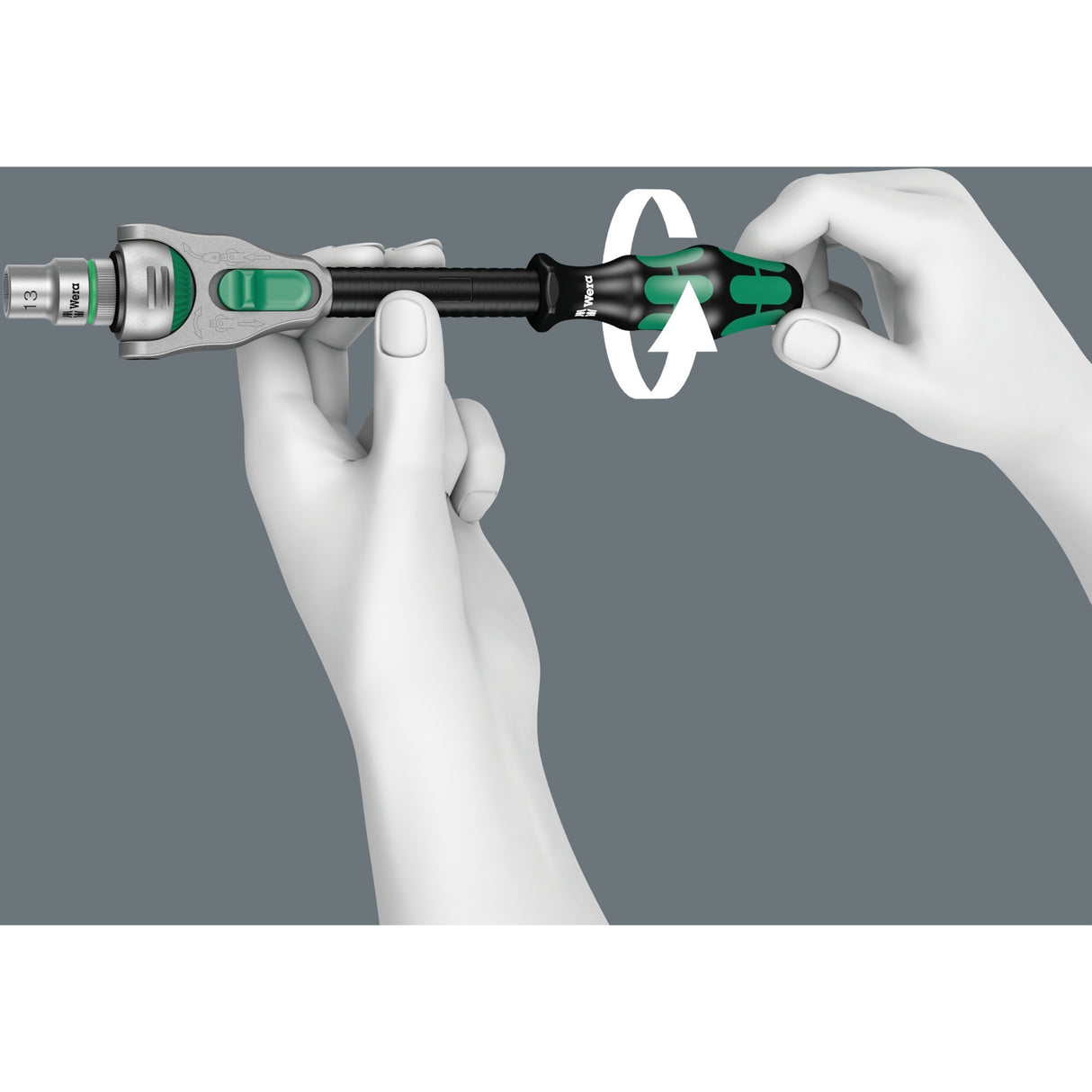 Wera 8100 sa 2 zyklop speed ratelset 1 4 gereedschapsset (zwart groen, 42-delig)