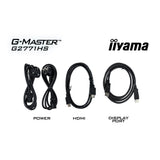 Iiyama g-master red eagle g2771hs-b1 27 gaming monitor (zwart, 2x hdmi, displayport, 240 hz)