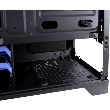 Inter-tech h-606 mini tower behuizing (zwart | 2x usb-a)