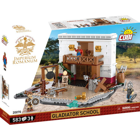 Cobi imperium romanum - gladiatorenschool constructiespeelgoed
