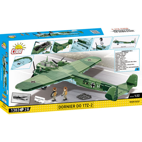 Cobi historical collection - dornier do 17z-2 constructiespeelgoed (schaal 1:32)