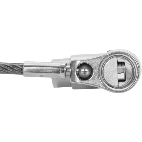 Targus defcon ultimate universal keyed cable lock with adaptable lock head diefstalbeveiliging