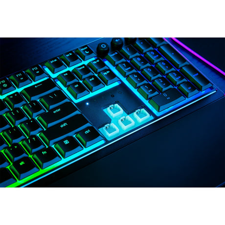 Razer ornata v3 low profile rgb mechanisch gaming toetsenbord (zwart, us lay-out (qwerty), hybrid-mecha-membrane, 100%, rgb leds, abs)