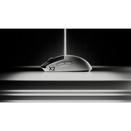 Logitech g pro x2 superstrike gaming muis (lichtgrijs zwart, 100 - 44.000 dpi)