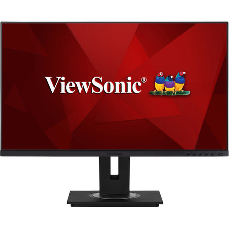 Viewsonic vg2748a-2 frameless monitor 27 (zwart (mat) zilver, 1x displayport, 1x hdmi, 1x vga, 4x usb-a)