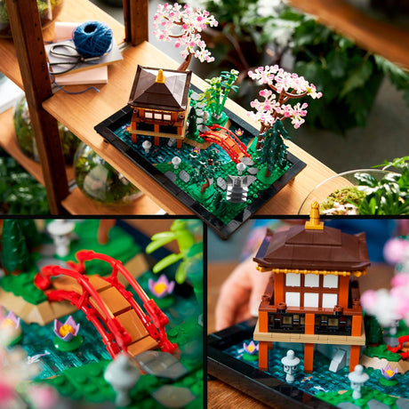 Lego icons rustgevende tuin botanisch mindfulness bouwpakket voor volwassenen - 10315