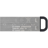 Kingston datatraveler kyson 512 gb usb-stick (zilver, dtkn 512gb)
