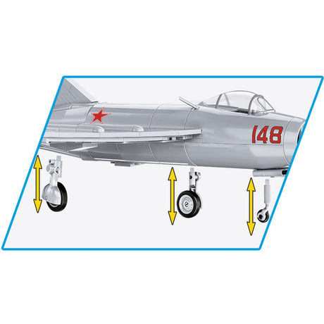 Cobi historical collection - mig-15 fagot constructiespeelgoed (schaal 1:32)