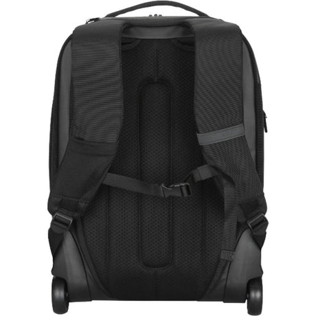 Targus 15.6” ecosmart mobile tech traveler rolling backpack trolley (zwart)