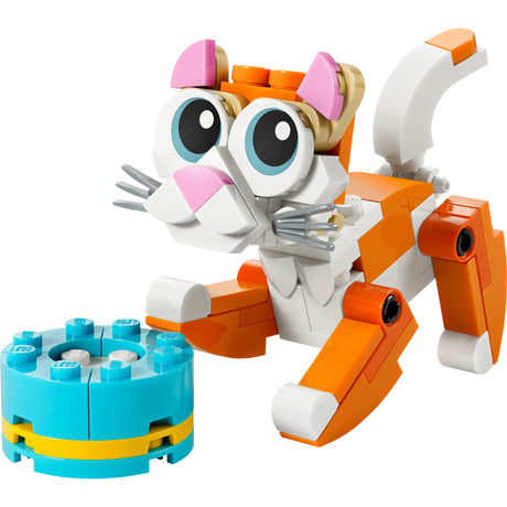 Lego creator 3-in-1 - oranje kat constructiespeelgoed (30714)