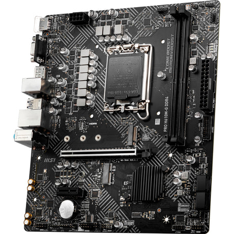 Msi pro h610m-g ddr4 socket 1700 moederbord (gb-lan, sound, µatx)