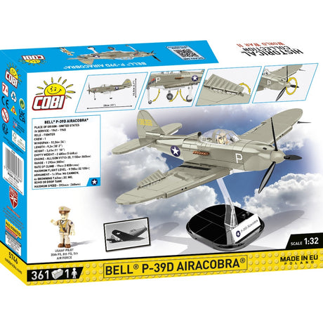 Cobi historical collection - bell p-39d airacobra constructiespeelgoed (schaal 1:32)