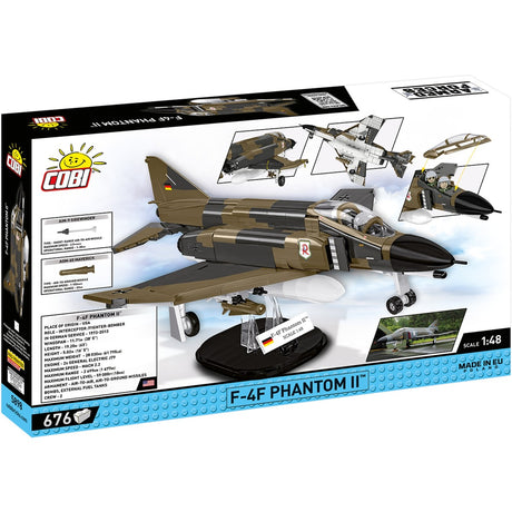 Cobi armed forces - f-4f phantom ii constructiespeelgoed (schaal 1:48)