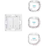 Shelly wall switch 2 knop (wit)