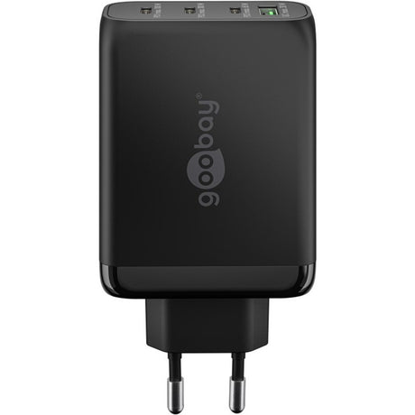 Goobay 100w gan usb-c pd multiport snellader (zwart, 3x usb-c, 1x usb-a)