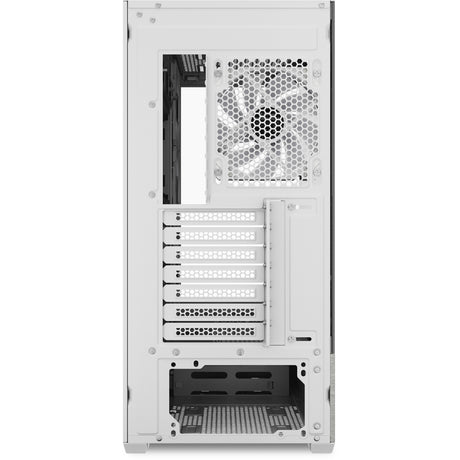 Sharkoon ak7 argb midi tower behuizing (wit | 2x usb-a | 1x usb-c | rgb | tempered glass)