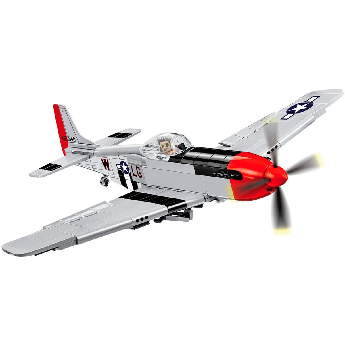Cobi p-51d mustang constructiespeelgoed (schaal 1:32)