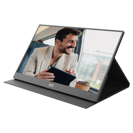 Aoc 16t20e2 15.6 monitor (zwart, 1x mini hdmi, 1x usb-c)