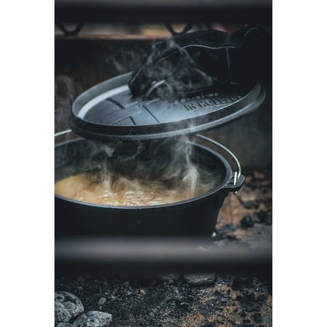 The windmill dutch oven 6 qt zonder pootjes kookpan (zwart, ø 31,5 cm | 5.9 liter)