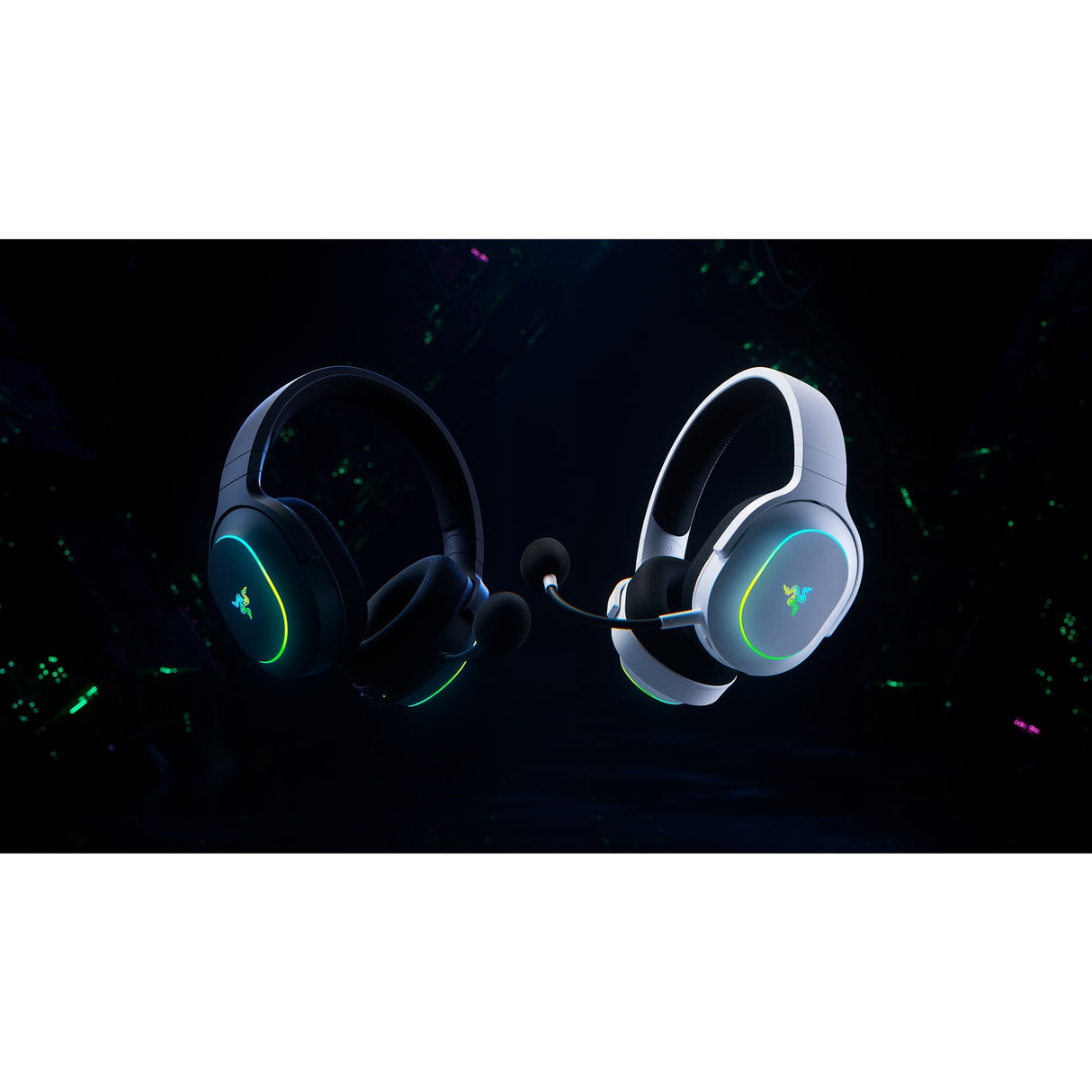 Razer barracuda x chroma over-ear gaming headset (zwart, usb-dongle, bluetooth)