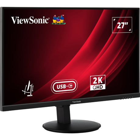 Viewsonic vg2709-2k-mhdu-2 27 monitor (zwart, 1x displayport, 1x hdmi, 1x usb-c, 2x usb-a)