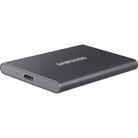 Samsung portable t7 4 tb externe ssd (grijs, mu-pc4t0t ww, usb-c 3.2 (10 gbit s))