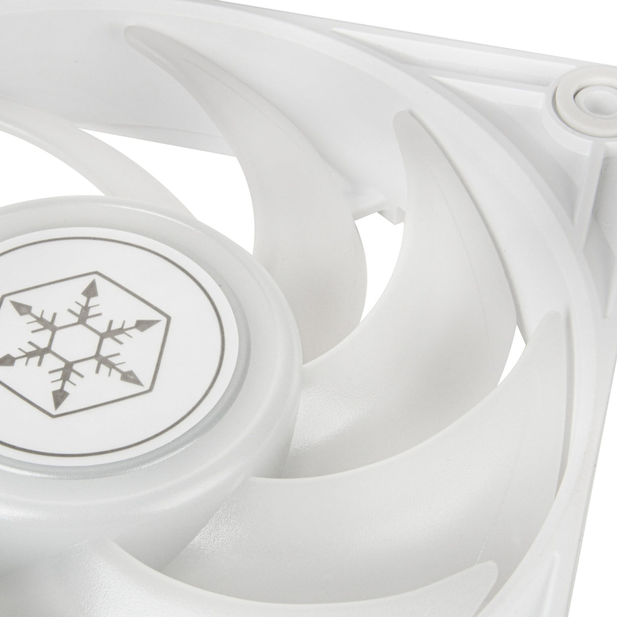 Silverstone vista 120 argb case fan (wit, 120 x 120 x 25 mm, pwm)