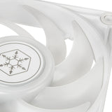 Silverstone vista 120 argb case fan (wit, 120 x 120 x 25 mm, pwm)