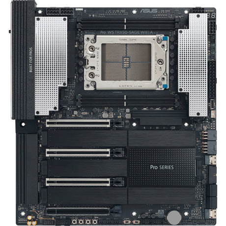 Asus pro ws trx50-sage wifi a socket str5 moederbord (zwart grijs, raid, 10gb-lan, wi-fi 7, bt 5.4, sound, ceb)