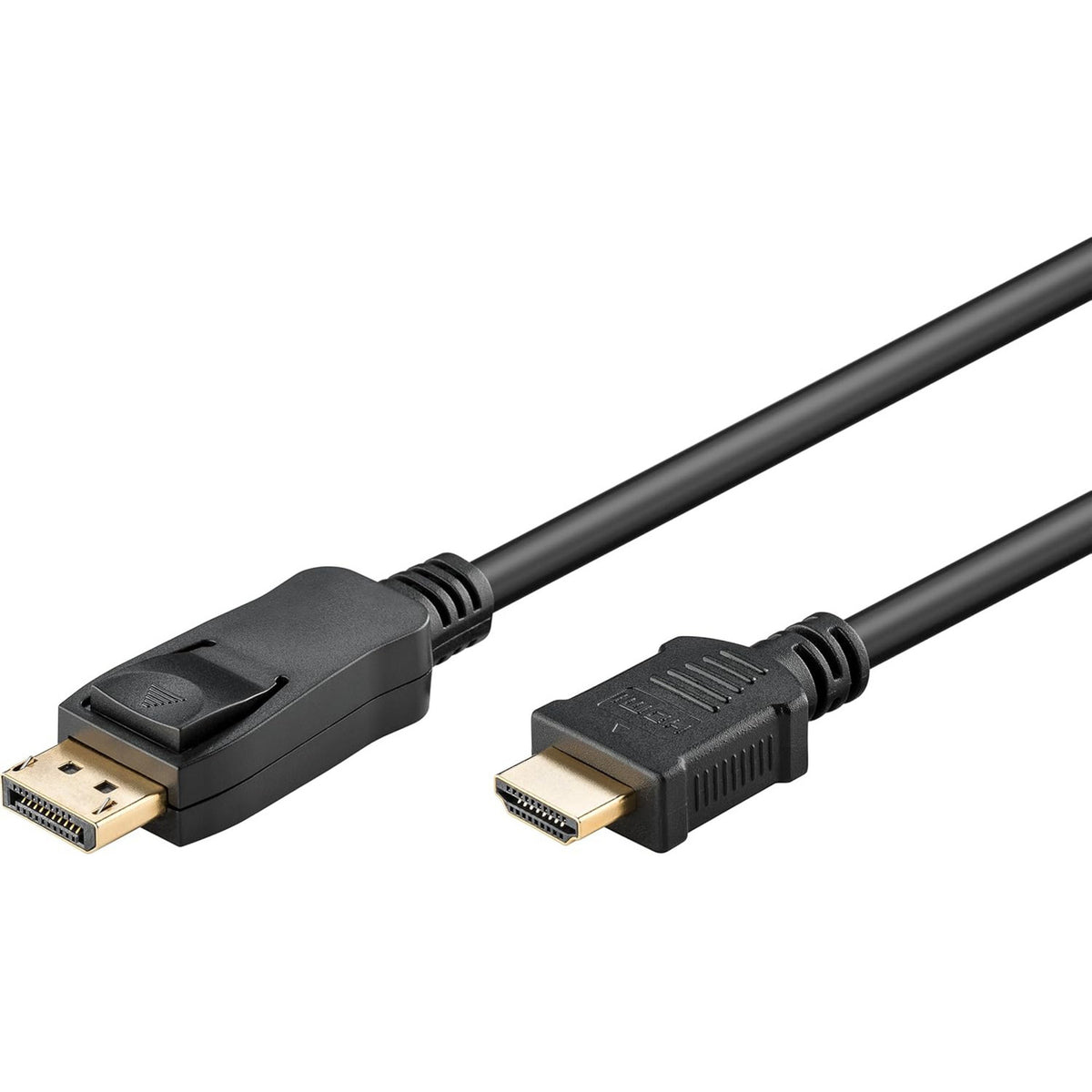 Goobay displayport 1.2 naar hdmi 2.0 kabel (zwart, 2 meter)