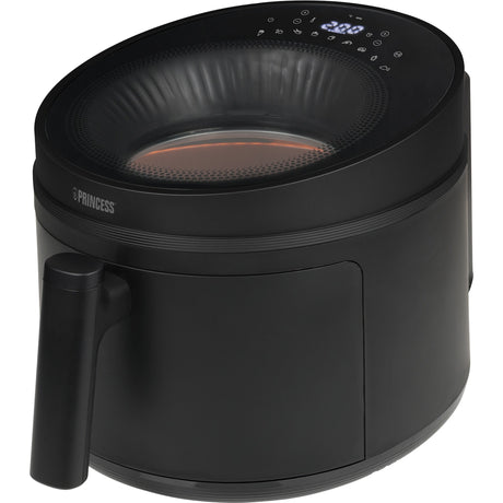 Princess cyclone vision airfryer heteluchtfriteuse (zwart, 5 liter)